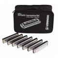 Hohner Set de 7 Armonicas Diatonicas  Blues Band + Estuche